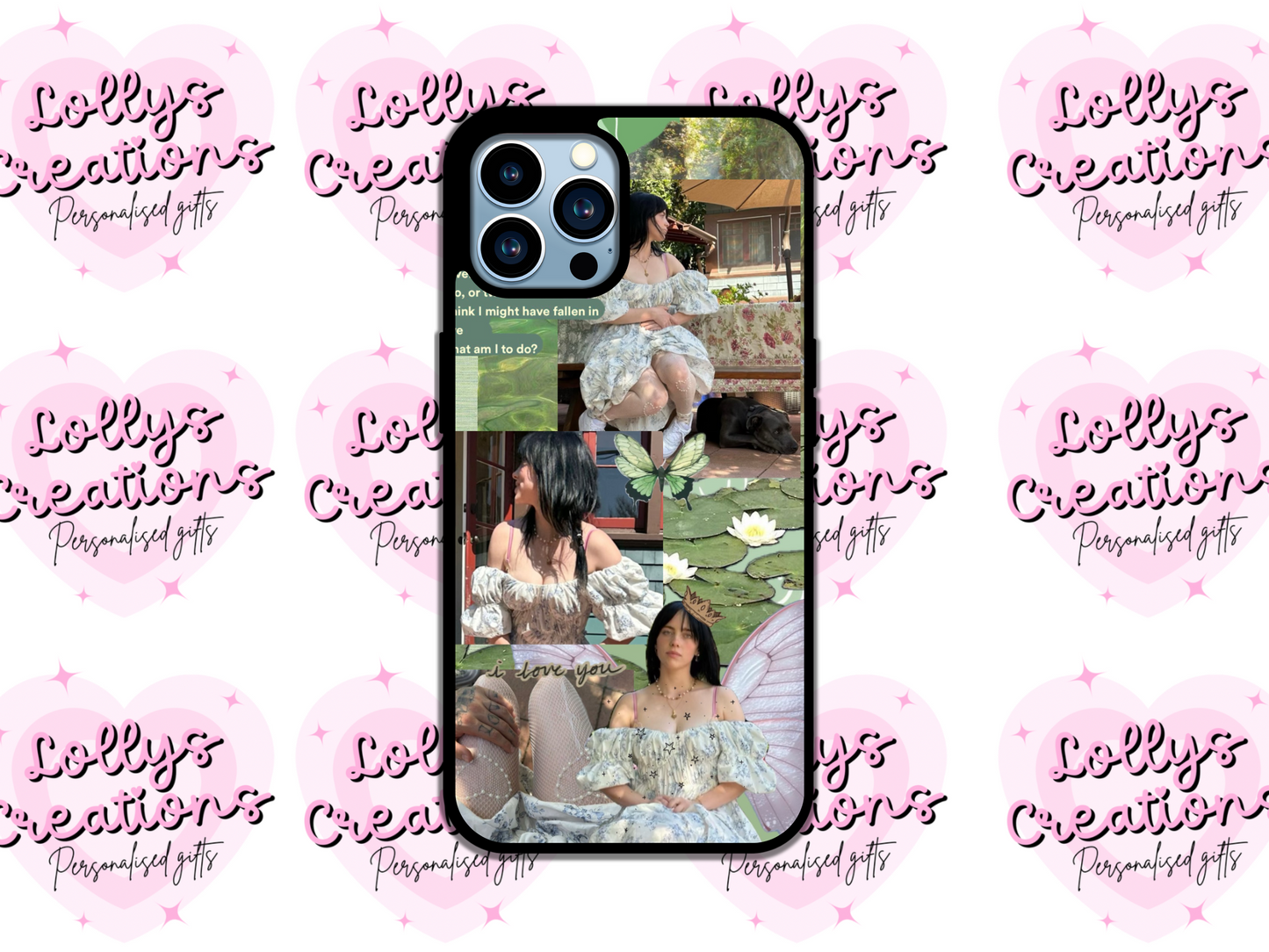 Billie Eilish green phone case | can be personalised