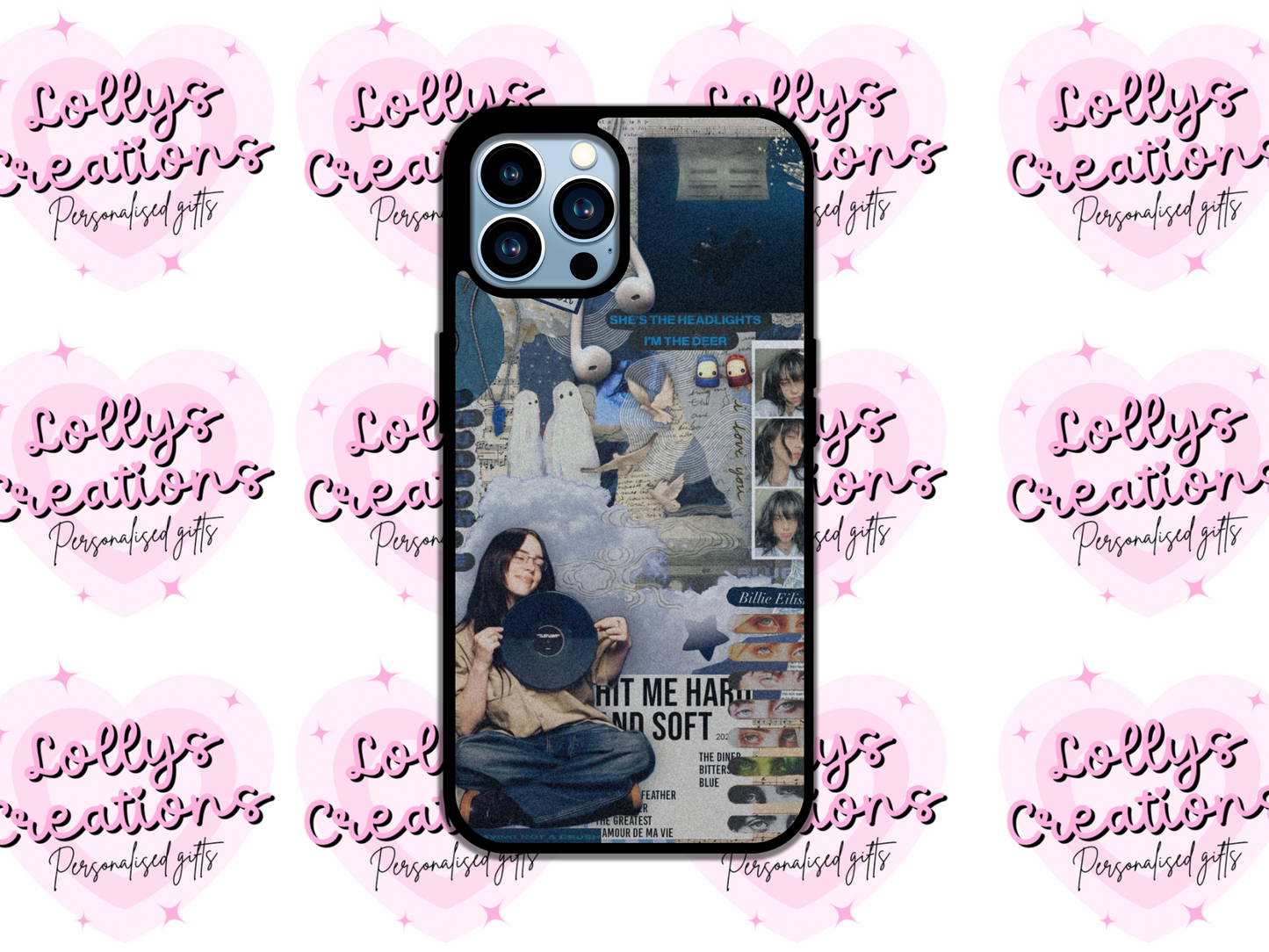 Billie Eilish blue phone case | can be personalised