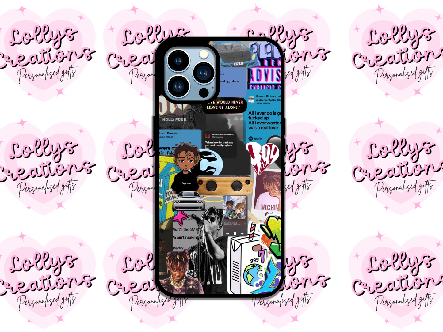 Juice wrld phone case | can be personalised