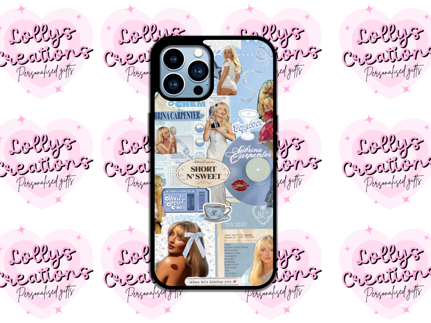Sabrina carpenter phone case | can be personalised