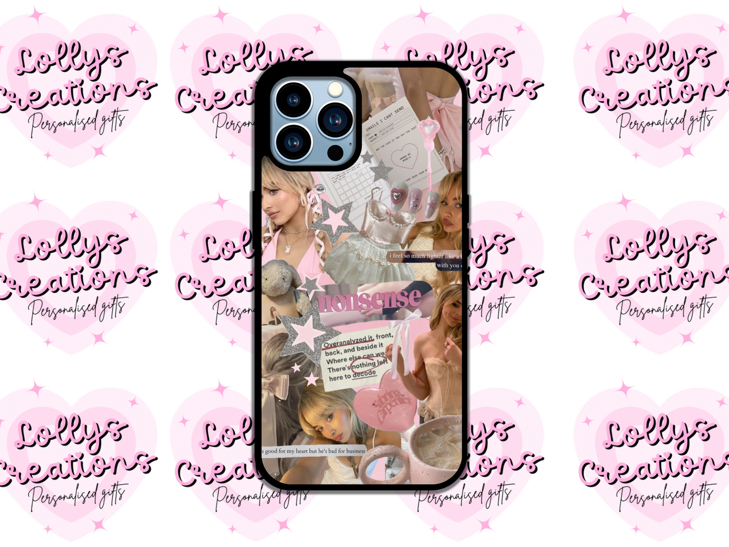 Sabrina carpenter phone case | can be personalised