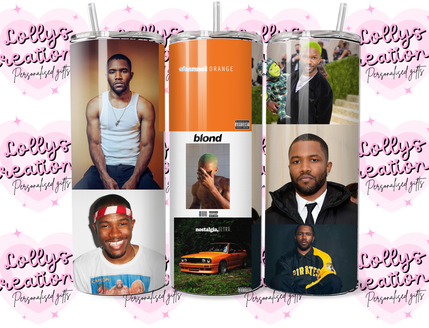 20oz tumbler | Frank Ocean | Handmade Gift | Can be personalised | Custom Made to order
