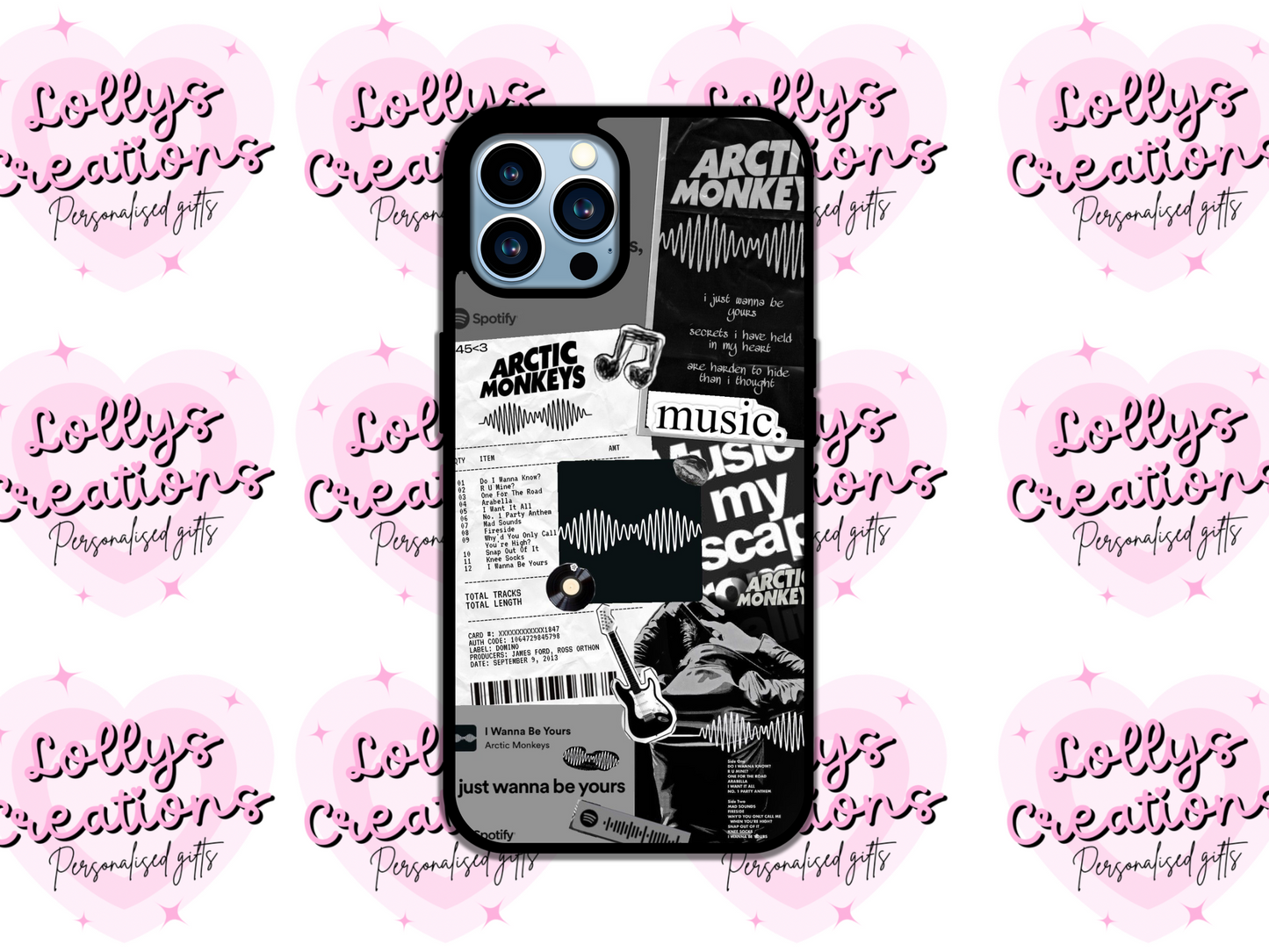 Arctic monkeys phone case | can be personalised