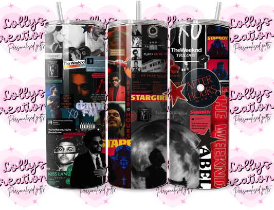 20oz tumbler | the weeknd xo Abel xotwod ahtd | Handmade Gift | Can be personalised | Custom Made to order| design 1 or 2 (Copy)