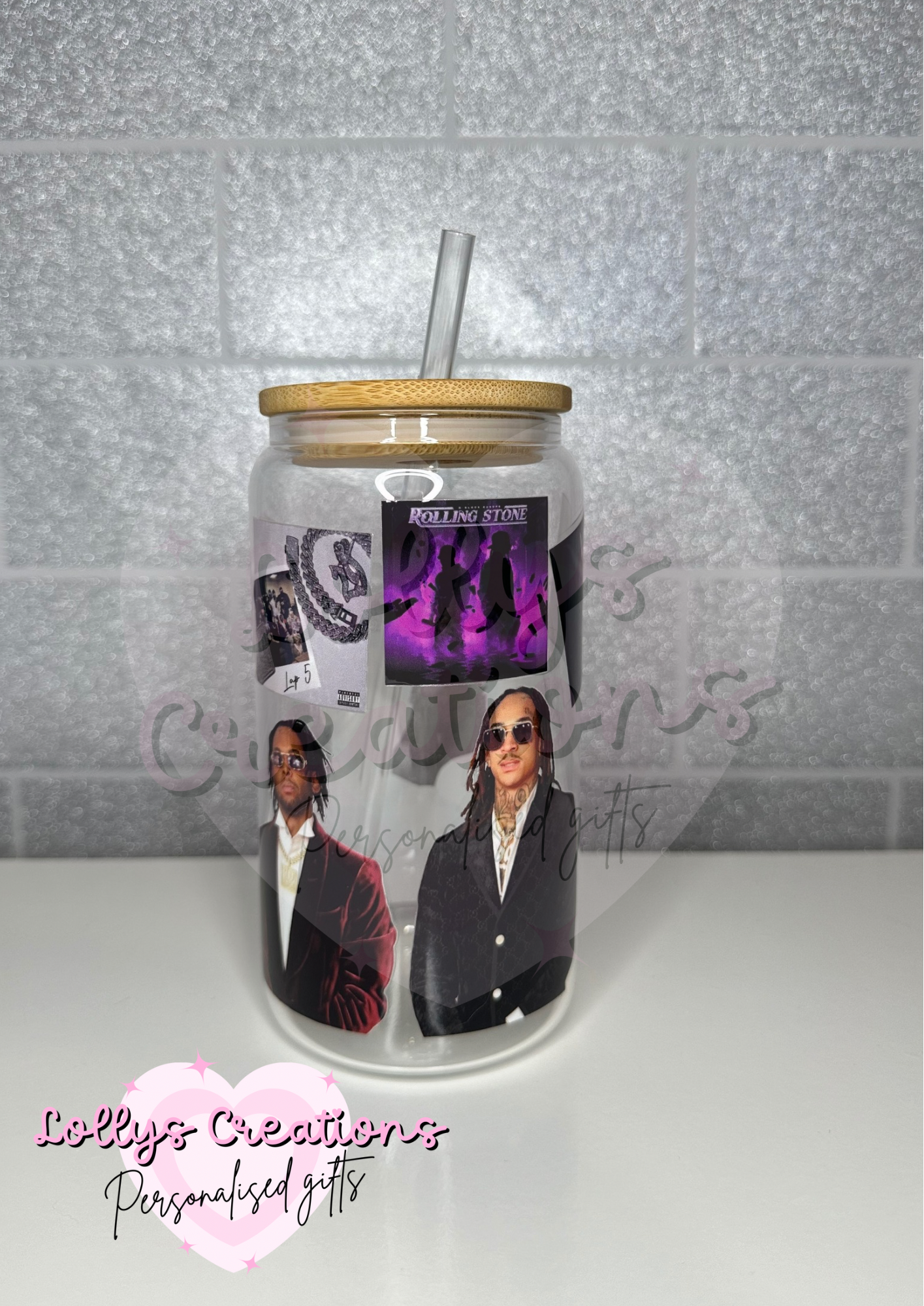 DBE gift set bundle 1 big bundle | 3 x items | 20oz insulated tumbler | 24oz cold cup | 16oz bamboo lid glass