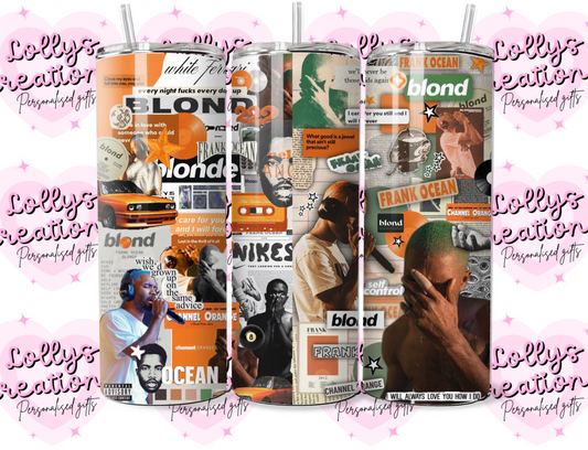 20oz tumbler | Frank Ocean | Handmade Gift | Can be personalised | Custom Made to order