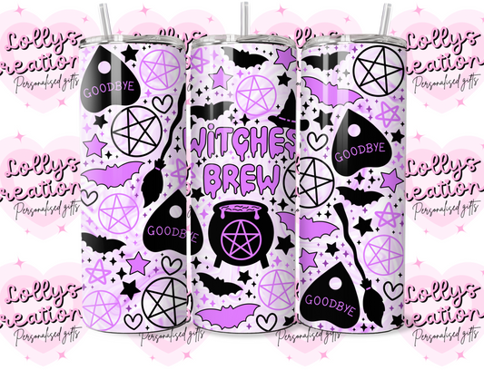 20oz tumbler | witches brew Halloween | Handmade Gift | Can be personalised | Custom Made to order |