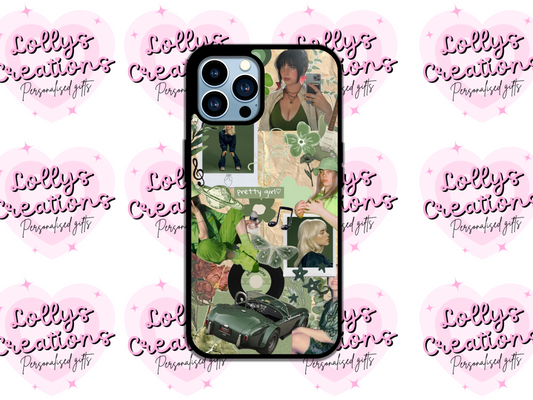 Billie Eilish green phone case | can be personalised