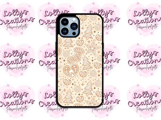 Christmas cookies phone case | can be personalised | christmas